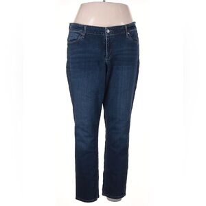 LOFT Dark Blue Straight Leg Jeans